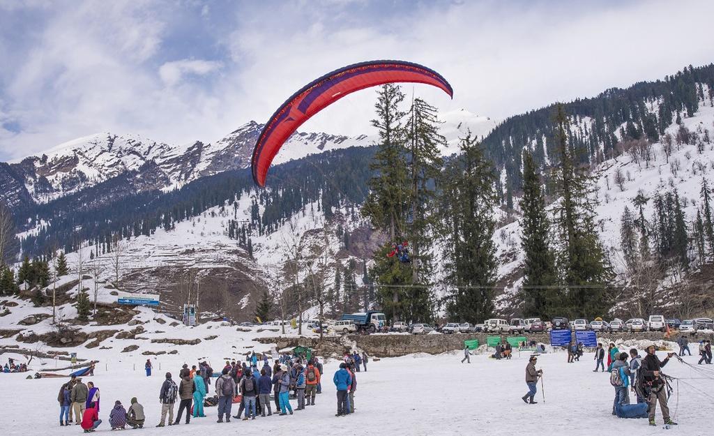Solang Valley Resort Manāli Buitenkant foto
